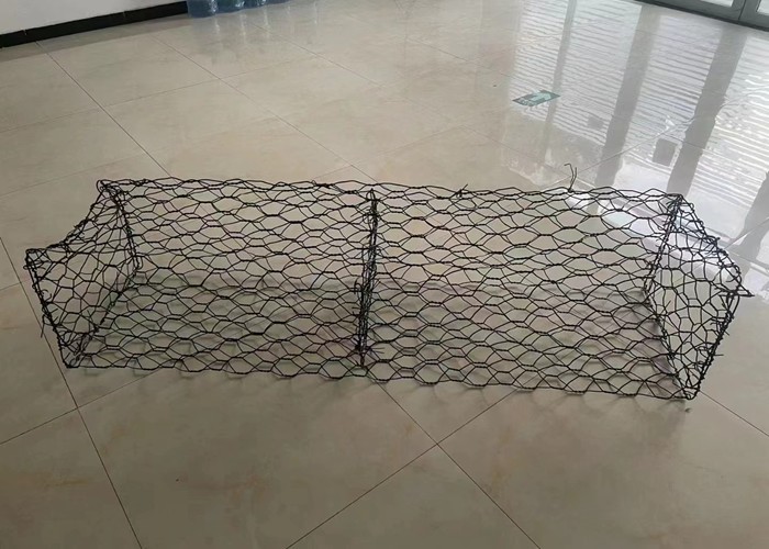 2.7mm Galvanized Gabion Basket Stone Box Customized Size