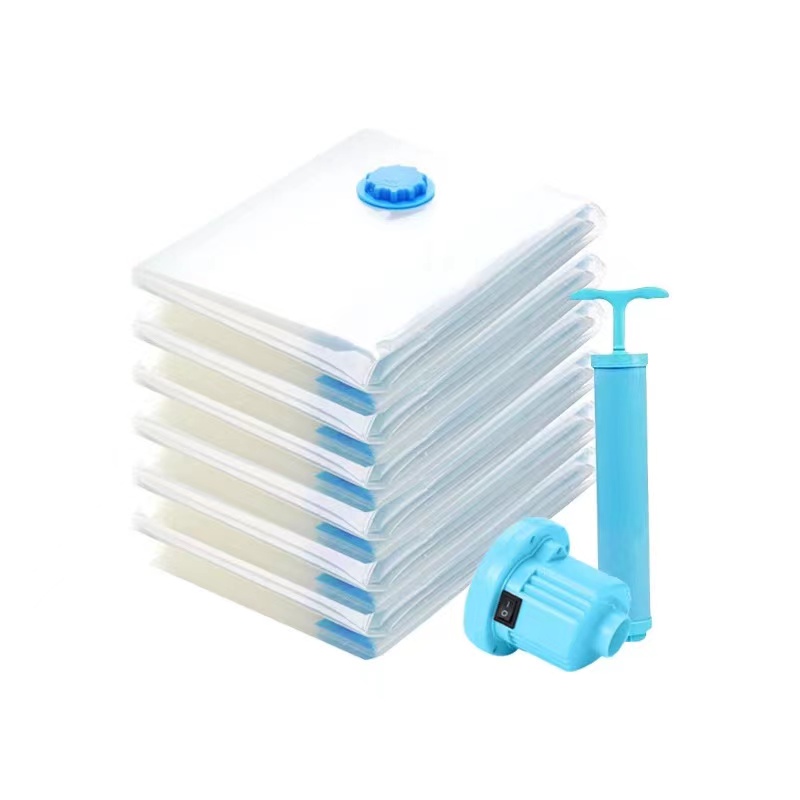 Air Suction Vacuum Compression Storage Bag For Student Luggage