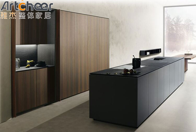 Kitchen Furniture Customized Modern Kitchen Cabinet With Design Lacquer Finish