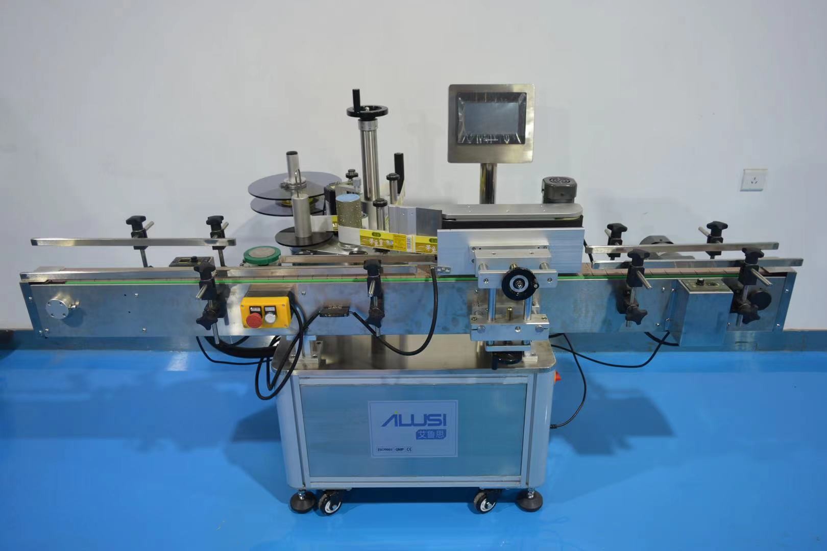 220V/50HZ Ailusi New Auto Bottle Filling Capping and Labeling Machine