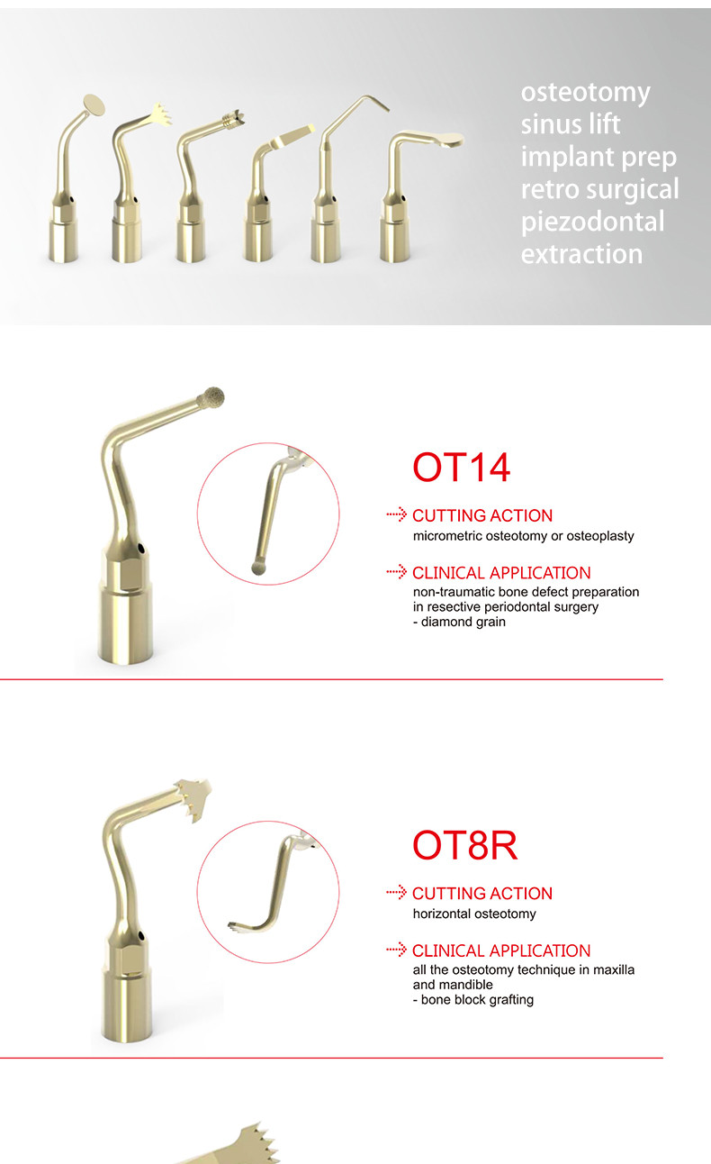 Autoclavable Piezo Surgery Unit Multifunctional 25kHz-29kHz Ultrasonic