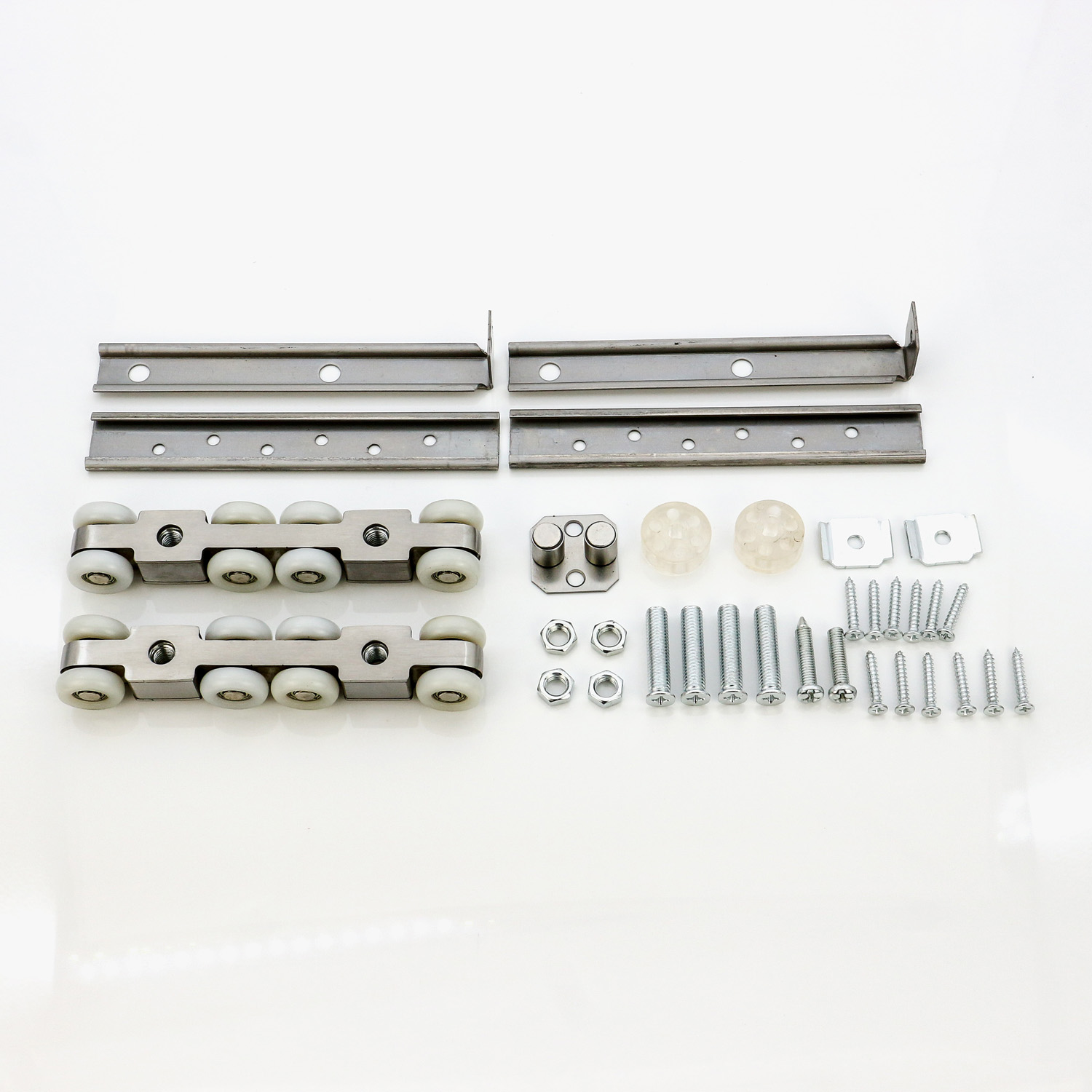 Zinc Plating Iron Nylon Wardrobe Sliding Fitting System for Customer Requirements