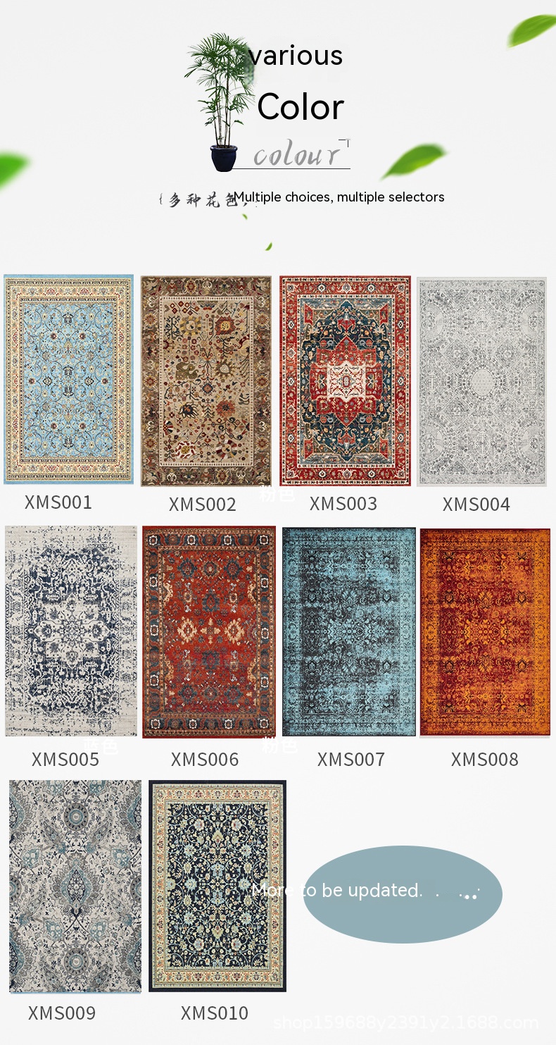 Custom Large Carpet Distressed Design BNon-Shedding Easy Care Mat Animal Print Style