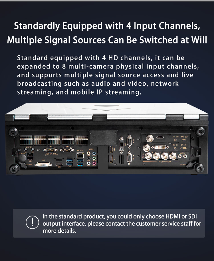 VMIX Streaming Software Professional LCD Screen Facebook Stream Broadcast Machine