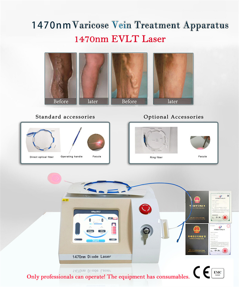 1470 Nm Diode Optical Fiber Laser Liposuction Machine Portable Non Surgical