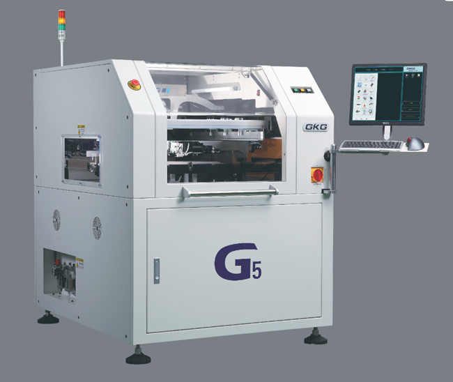 GKG SMT Stencil Printer Machine Windows Operation Tower Light 0.01mm Accuracy 0