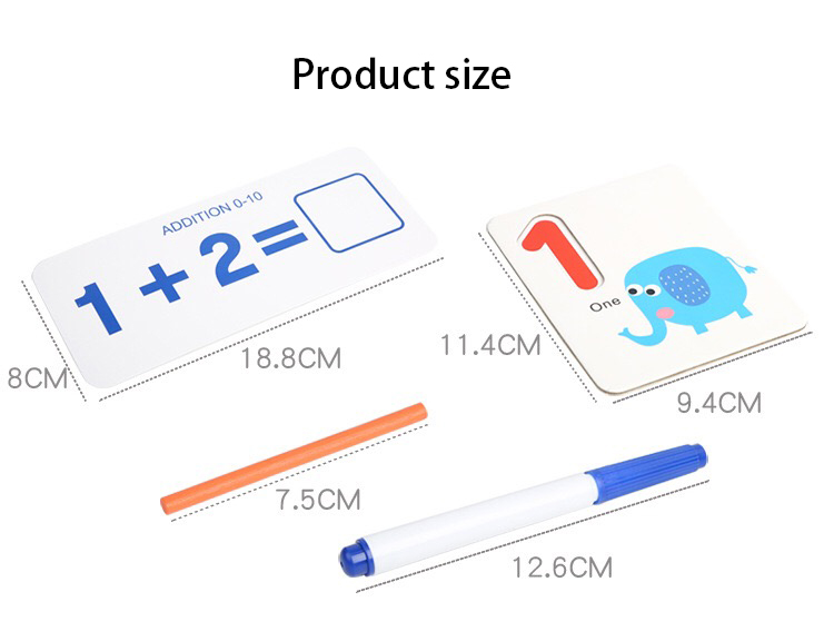 Nontoxic 15cm Montessori Counting Board Wooden Multiplication Board