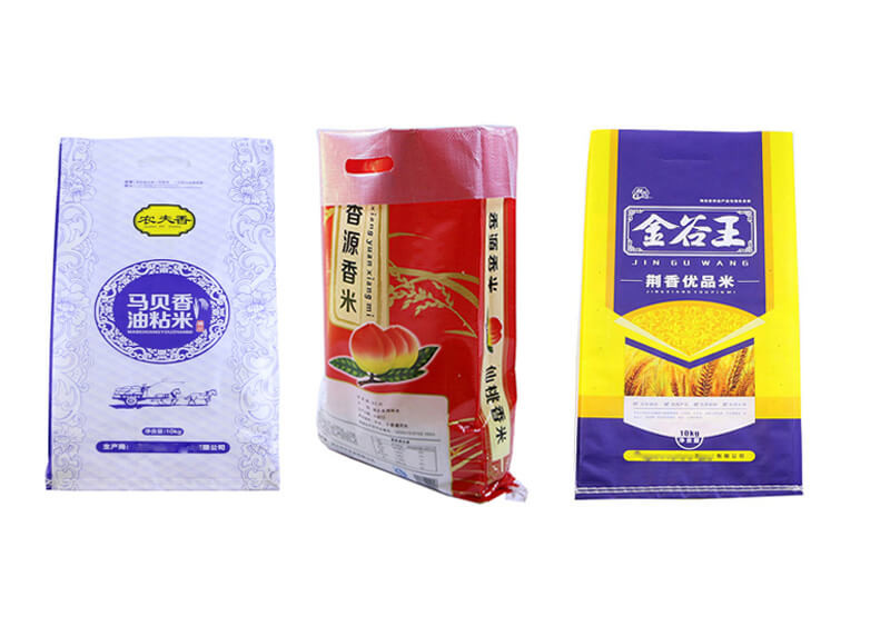 10Kg PP Laminated Rice Packaging Bag Plastic Rice Packaging Bag