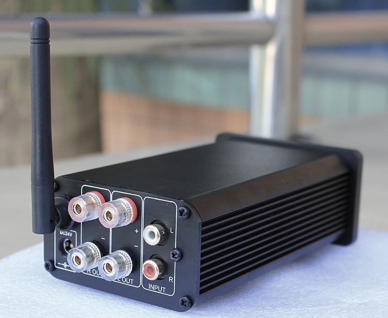 Compact Home Audio Amplifier Receiver 100 Watts Bluetooth 5.2 HiFi Amplifier With Headphone Output