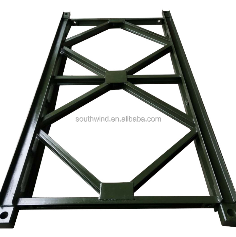Customized Steel Bridge Component Vertical Frame Truss for House Construction Alloy Or Not