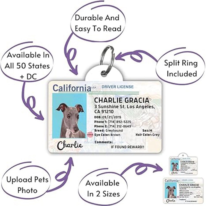 DIY Custom Sublimation Pet ID Tags MDF For Sublimation Printing