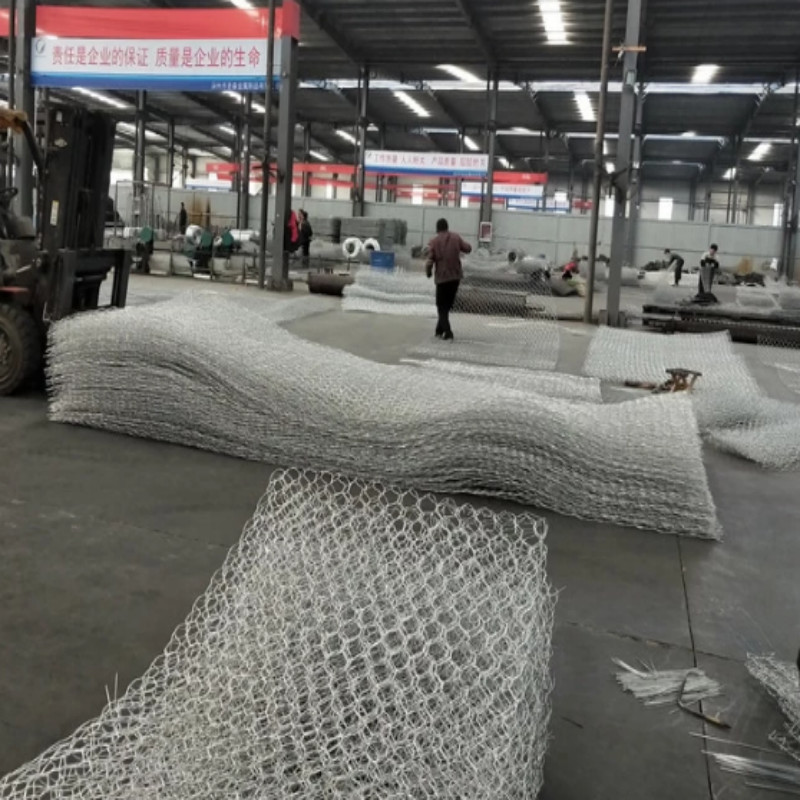Hexagonal Hole Hot Dipped Galvanized Gabion Stone Cage