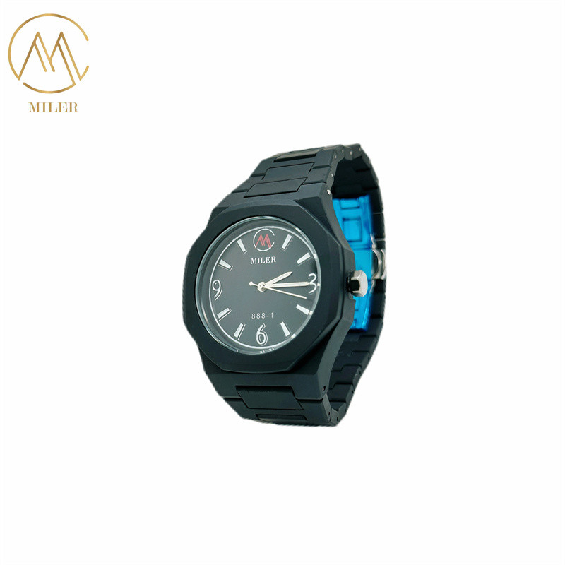 Modern Style Stainless Steel Strap Quartz Wrist Watch