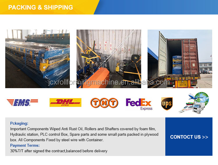 JCX Floor Deck Roll Forming Machine Automatic Metal Steel Structure Floor Deck Roll Forming Machine