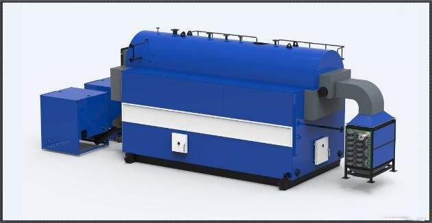 Integrated Gas Fired Steam Boiler Custom Vertical D Type Arrangement High Output