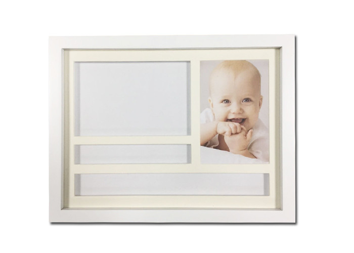 Baby Handprint / Footprint Photo Frame With Newborn Baby Mom Bracelet