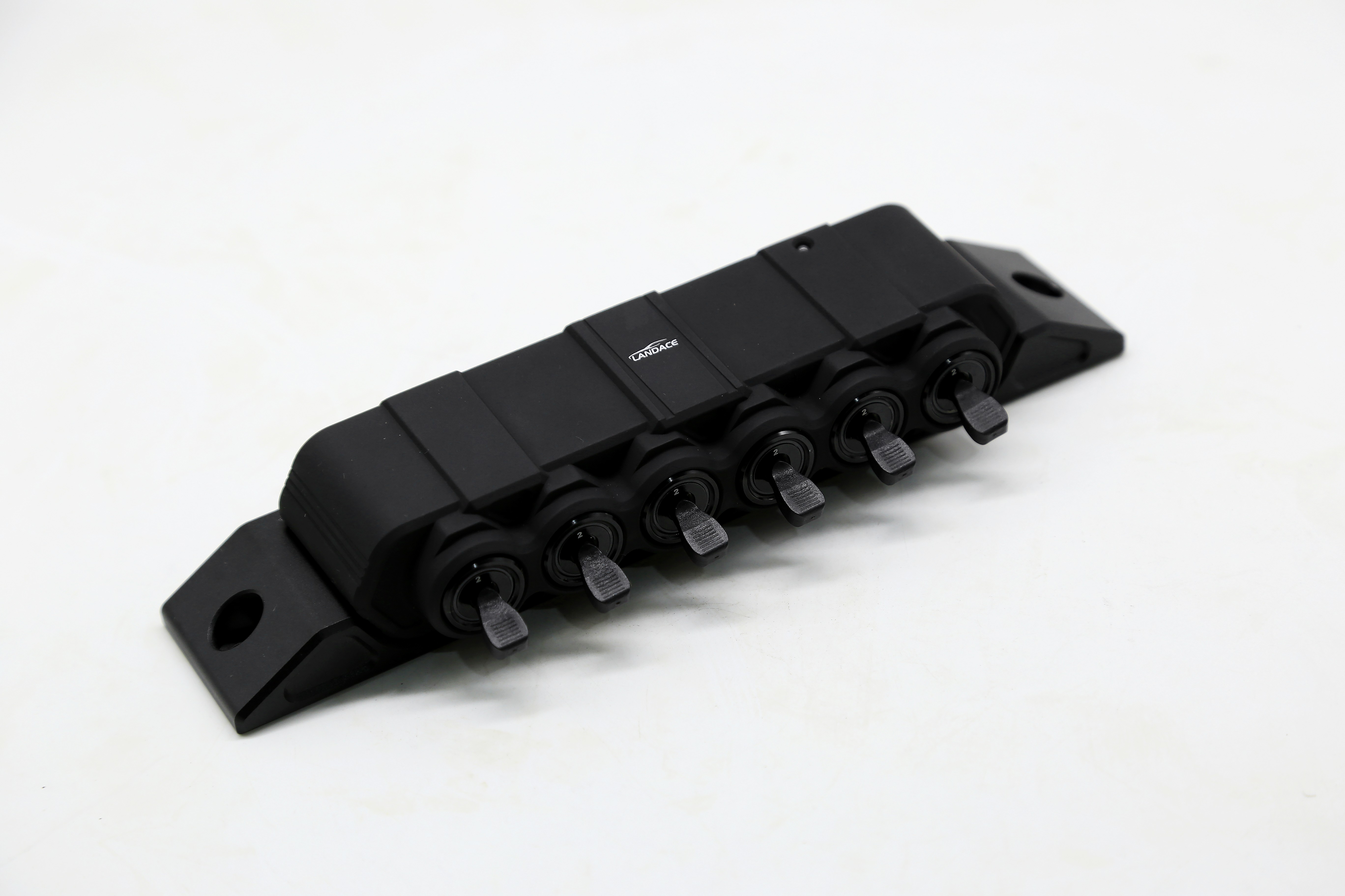 Car Accessories Aluminum Alloy Headlight Fog Light Width Light Wireless Refrigerator 6 Gang Switch Panel