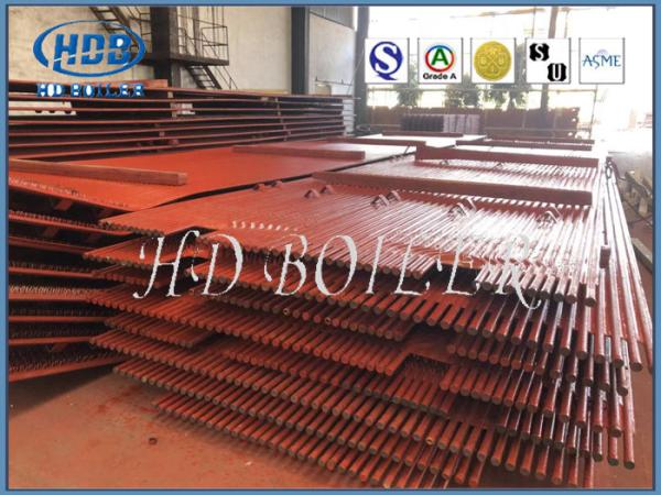 Steel Industrial Boiler Water Wall Panels , Water Wall Construction Energy