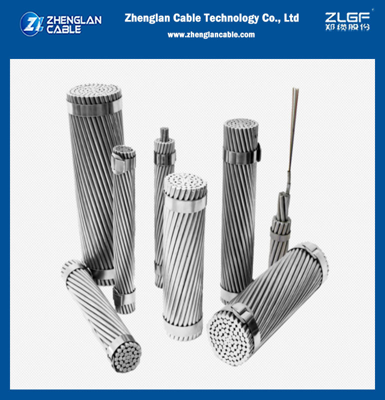 Acsr Overhead Line Bare Aluminum Cable Conductor En50182 IEC61089