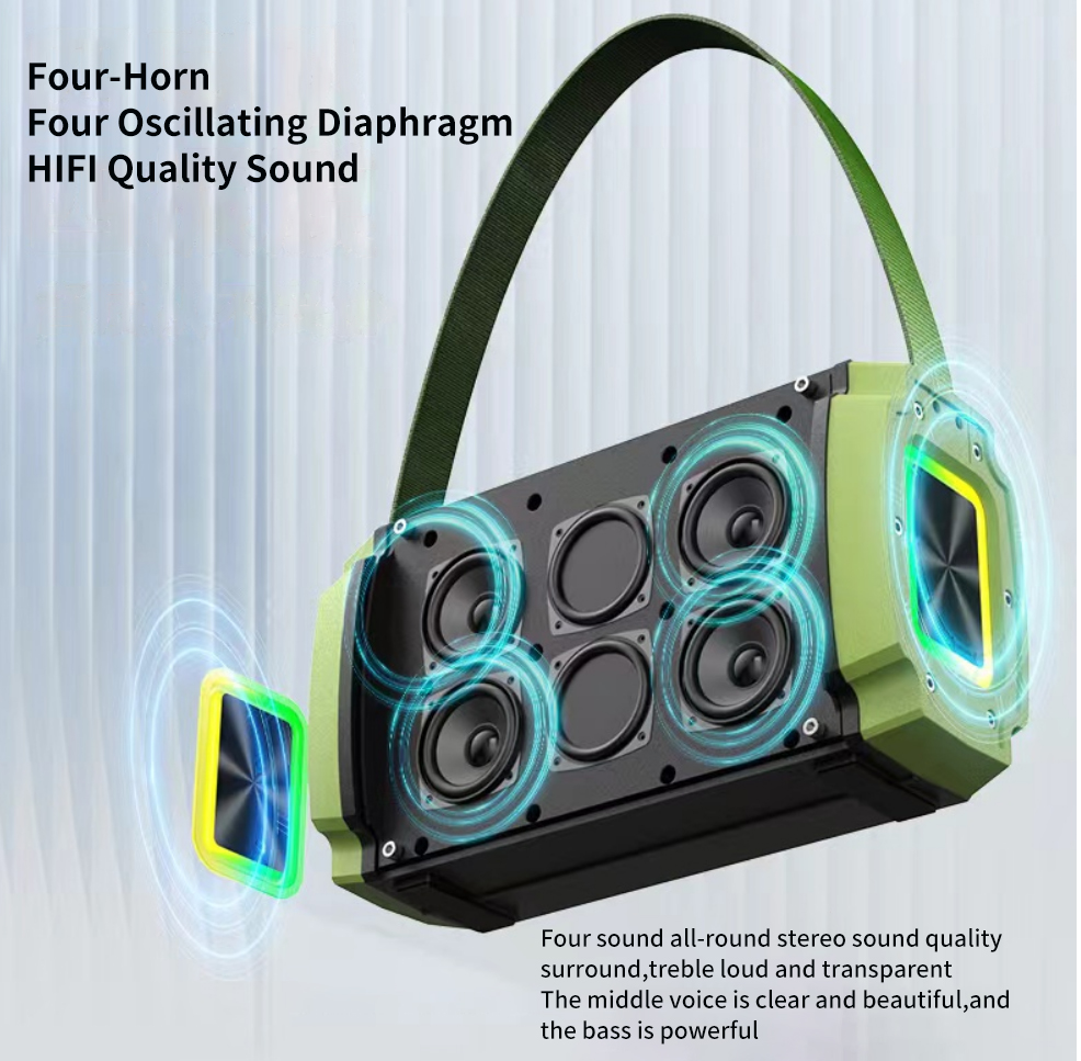 Bring the Party Anywhere with Trend Bluetooth Speaker HIFI Sound and Phone Function