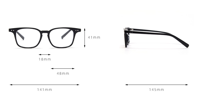 Optical Acetate Frame Glasses 141MM Woman Luxury Glasses April