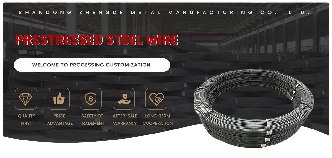 Concrete Elements 4mm 5mm Architecture Used Manufacturer Price Direct Sales Prestressed Steel Wires