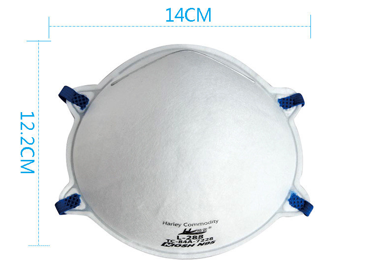 Ready to ship EN149:2001+A1:2009 approved face mask Niosh N95 cup mask