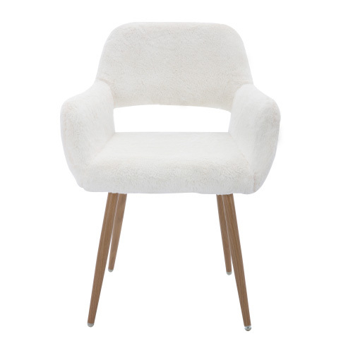 Set of 2 Modern Nordic Design Comfortable Dining Chairs with Iron Metal Legs Product Size 23.23*18.11*31.1" Upholstered