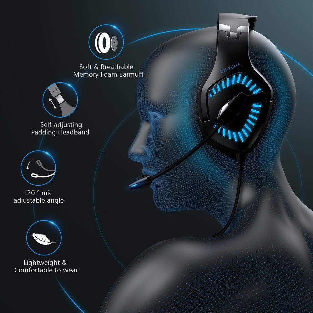 Noise Cancelling 117dB 2.2kohm Surround Sound Gaming Headset