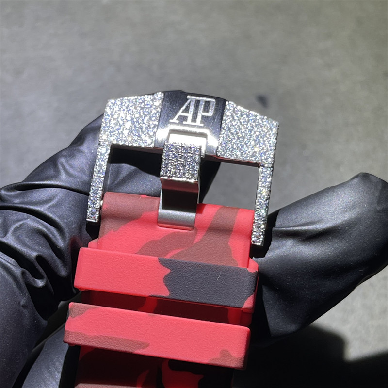 Royal Oak Moissanite Iced Out Watch