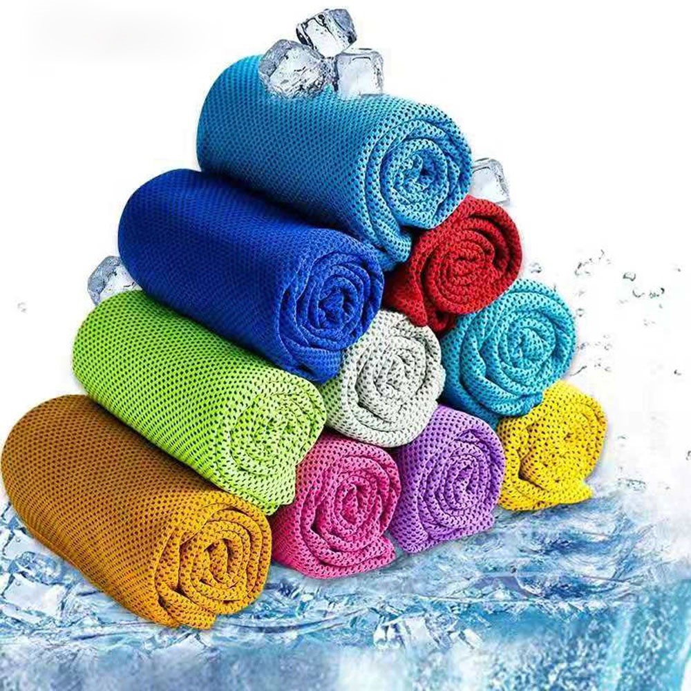 Soft Breathable Chilly Towel Microfiber Instant Ice Towel Custom Logo Cooling Sports Towel