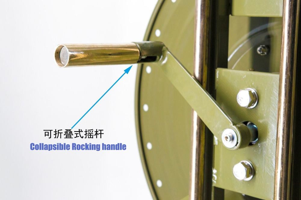 Military / Feild Operation Fibre Optic Cable Drum Metal Reel With Braces