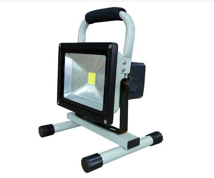 20W Portable Commercial Outdoor Flood Lights , Rechargeable Led Floodlight