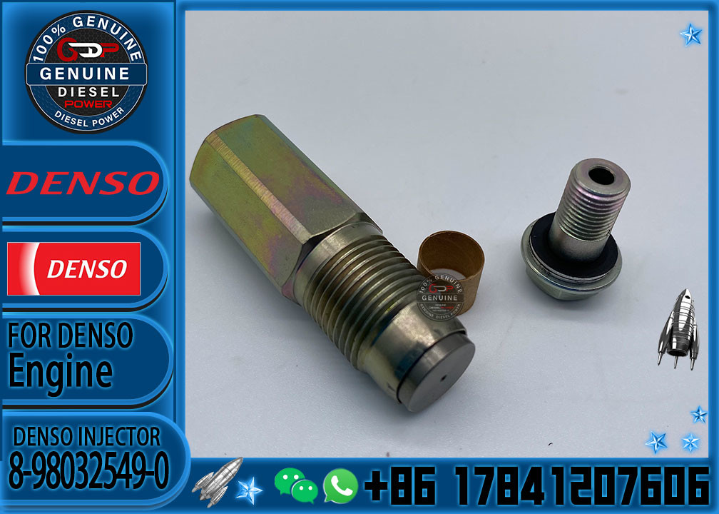 8980325490 common rail pressure limit valve 8 98032549 0 original pressure relief valve 8-98032549-0 for denso inj