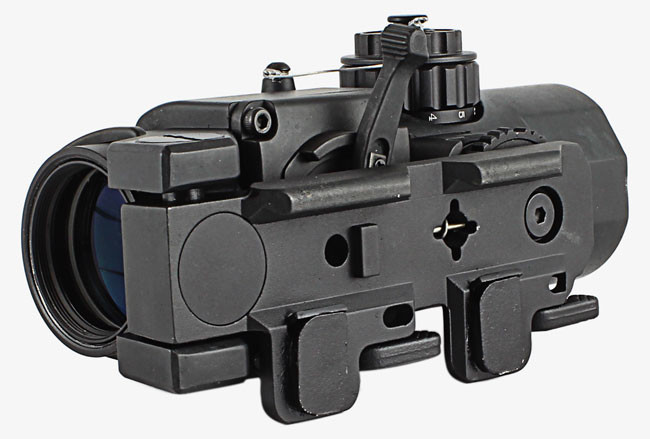 1 - 4 X 32F shockproof rifle Tactical Hunting Scope With Detachable Mini Red Dot Sight Weapons