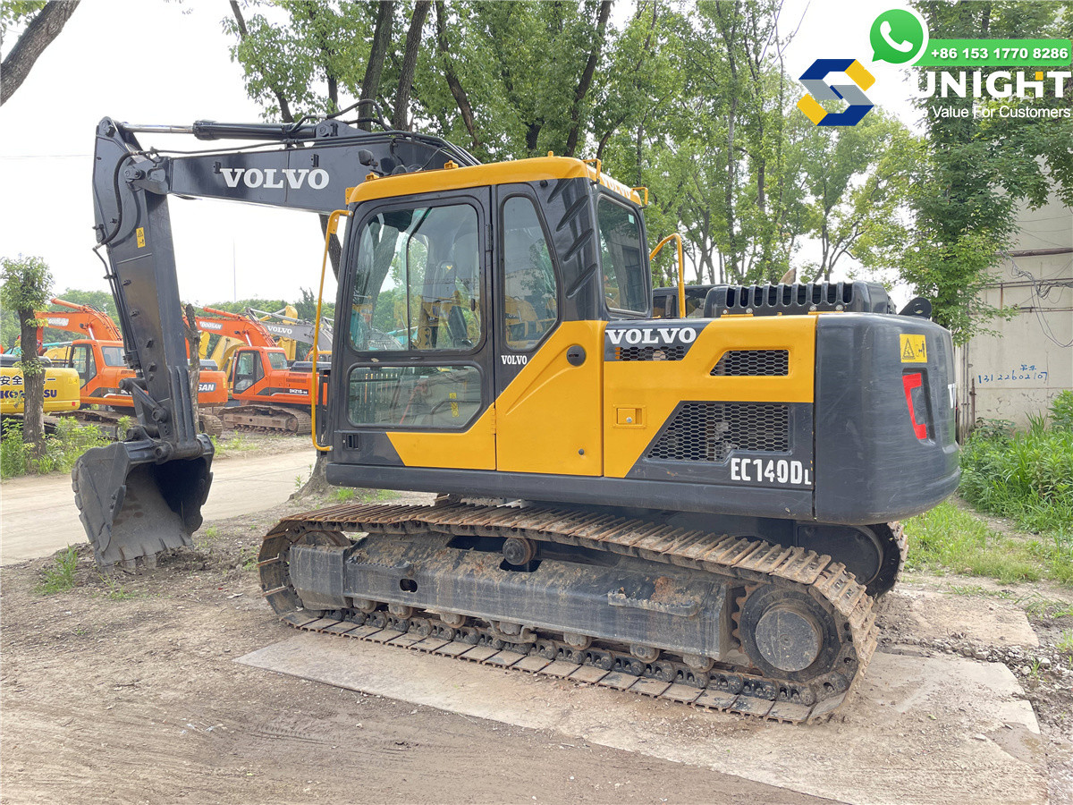 Used Volvo EC140/14ton Small Crawler Excavator Excellent Stability And Reliability With Core Components Engine Pump