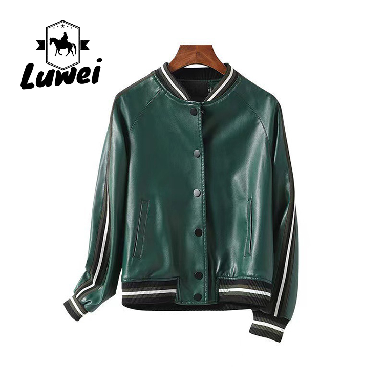 Plus Size Stand Collar Leather Motorcyclejaqueta Windcheater Utility Outdoor Sports Women Faux Fur Jacket