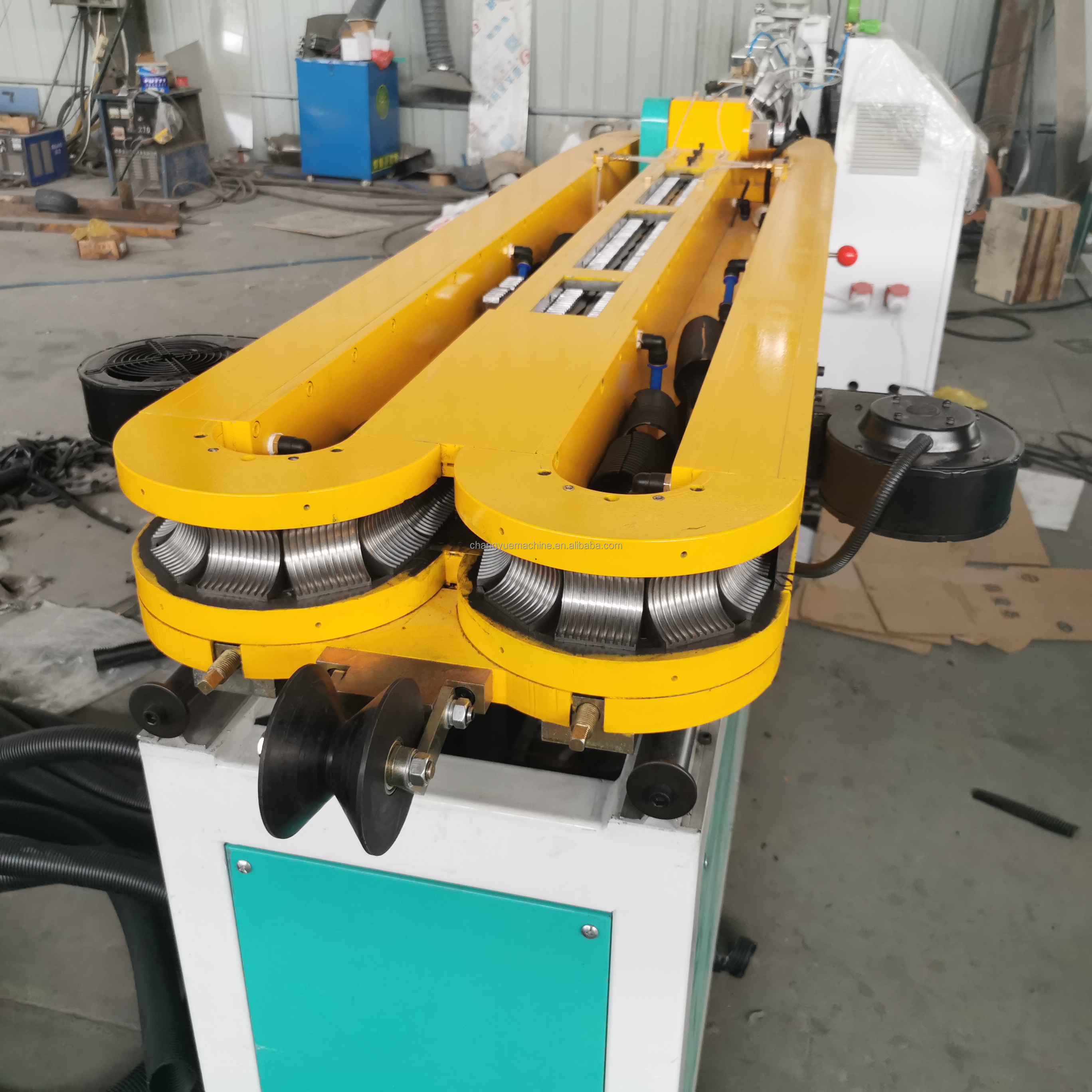 Home PP PVC PE Corrugated Pipe Making Machine Single and Double Wall Pipe Extrusion Line