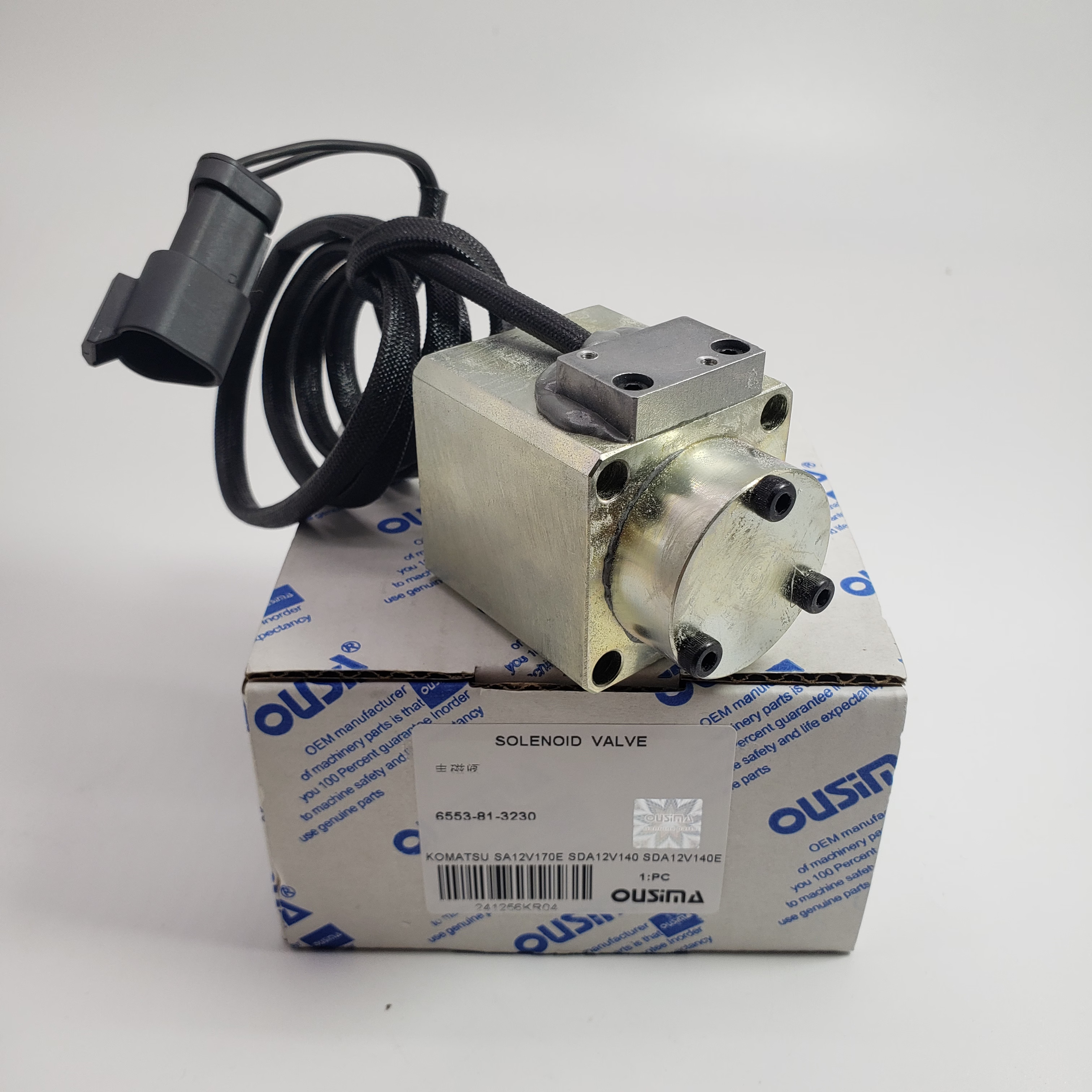Solenoid Valve 6553-81-3230 For KOMATSU SA12V170E SDA12V140 SDA12V140E