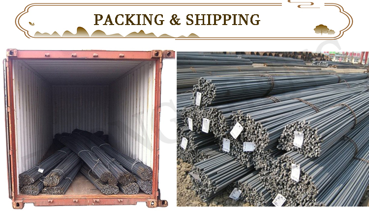 Steel Rebar ASTM A615 Grade 60 Ss400 S355 Hrb335 Hrb400 Hrb500 Hot Rolled Iron Deformed Bar Rod for Building Construction