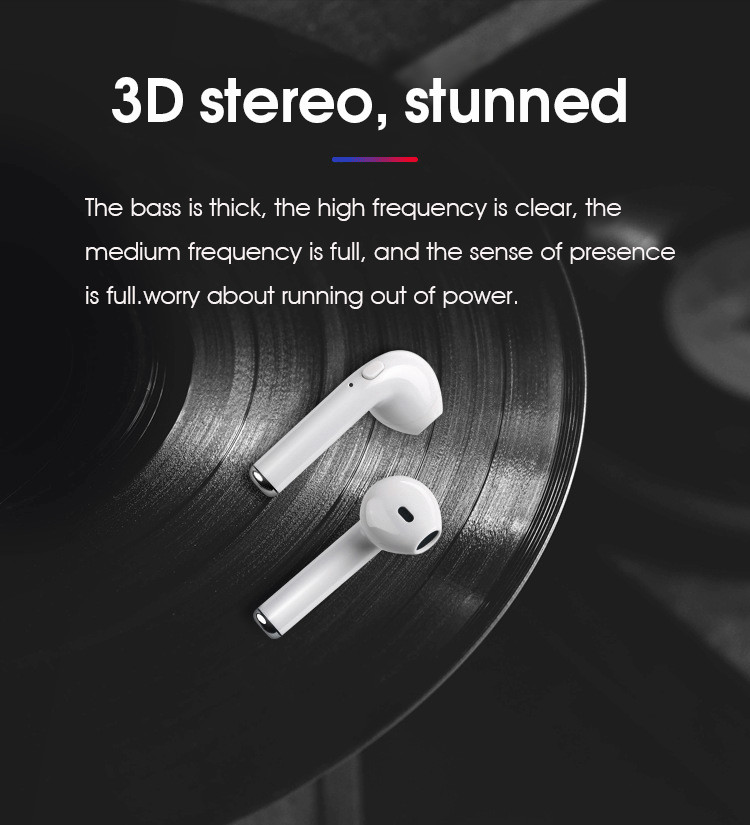 I7 Bluetooth headset tws with charging compartment True wireless binaural Bluetooth headset i7s tws Bluetooth headset un