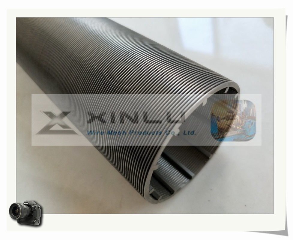 φ33 Aisi 316l Perfect Round Johnson Wire Wrap Screen Tube Strainer Pipe Slot 50micron For Industrial Filtration