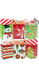 18 PCS Handle Bags with Different Patterns