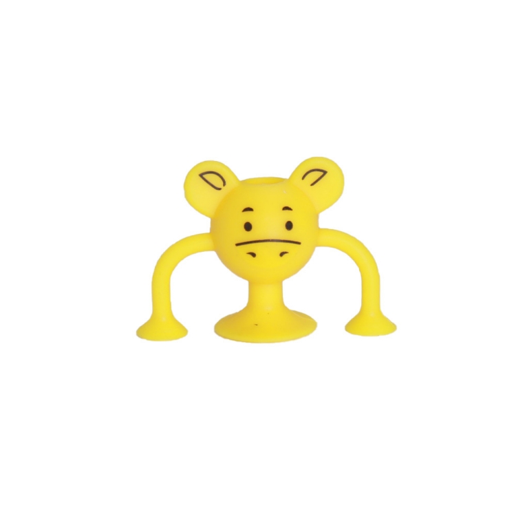 Lovely Cartoon Figurine Custom Color TPR Rubber Suction Cup Toy Building Blocks for Children Other Educational Toys