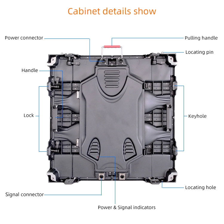 SMD 2020 Indoor Full Color LED Display P2 P2.5 HD Aluminum Ceiling Screen IP43