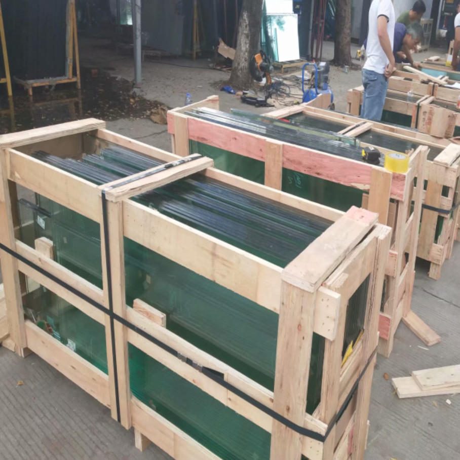 Double Silver Low E Insulated Glass , Double Glazed Window Glass