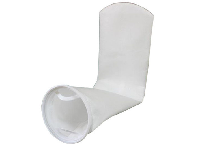 Fluid Purification Micron Filter Socks / Polyester Felt Filter Bags Five Stitching