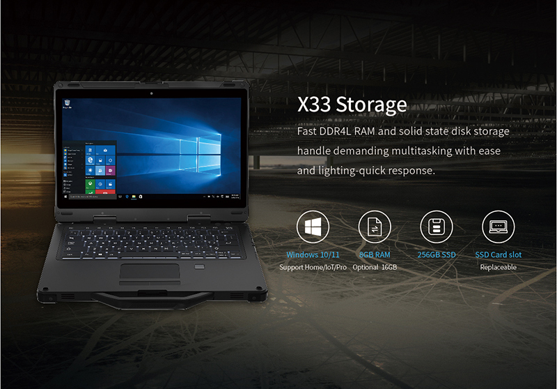Rugged 13-Inch Laptop with Fire-Resistant Design Capacity Battery and i5/i7 Processor