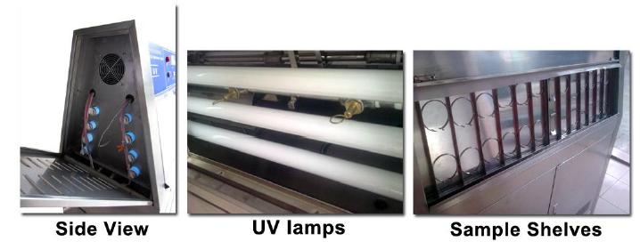 900×210mm Test Aging Tester Equipment Used Universal Tensile UV Weathering Testing Machine with 1 Year Warranty