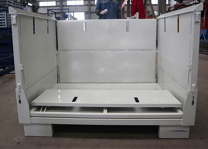 Reusable Steel White Stillage Crate Stacking For Warehouse